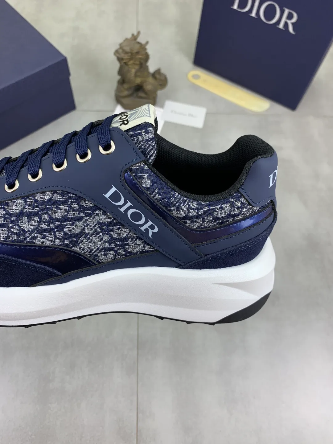 Men's Men's Shoes💰P420💰[New Style]🆘[Dior] 2025 Dior Original Lace-up Low-top Men's Shoes Classic casual shoes🔥This model is the official flagship model, with high quality and made by famous original designers. It is made of high-quality cowhide with original materials➕comfortable and breathable mesh lining➕pigskin insole. The perfect last shape and generous and fashionable design have attracted many consumers. Suitable for drivers to drive🚗. What you want is the best quality in the market. Color 4️⃣Code number: 38--44 (45 customized)